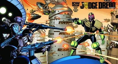 Cover Art for JUDGE DREDD CLASSICS
