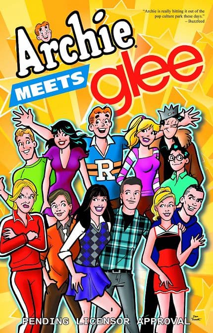Cover Art for ARCHIE MEETS GLEE TP