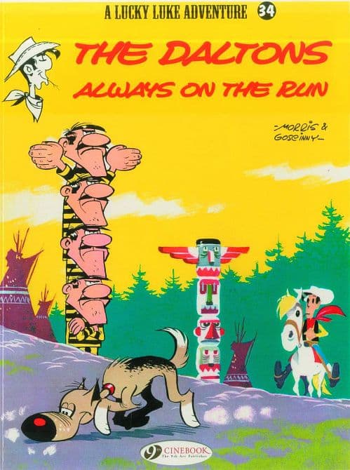 Cover Art for LUCKY LUKE TP VOL 34 DALTONS ALWAYS ON THE RUN