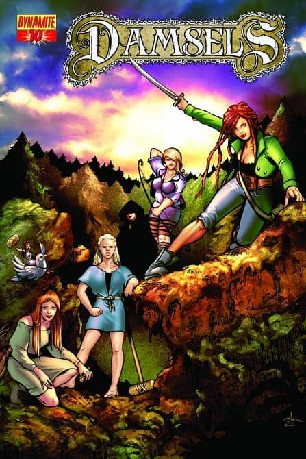 Cover Art for DAMSELS