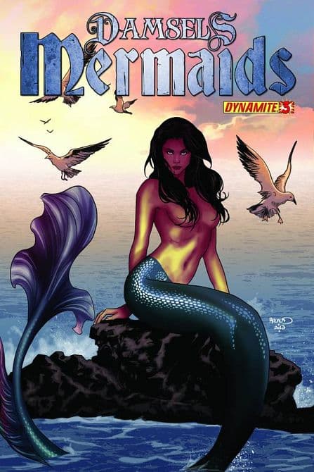 Cover Art for DAMSELS MERMAIDS