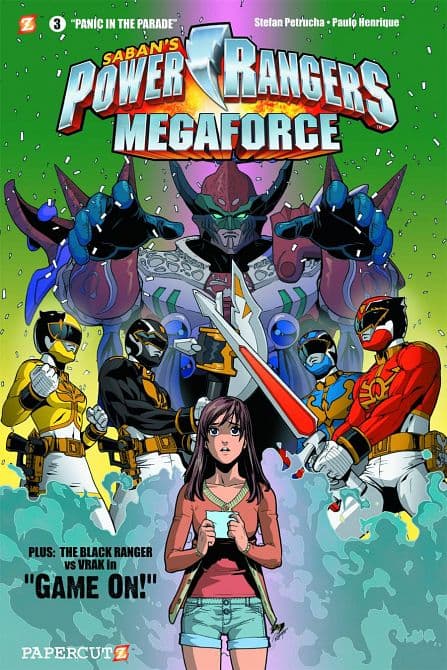Cover Art for POWER RANGERS MEGAFORCE HC VOL 03 PANIC PARADE