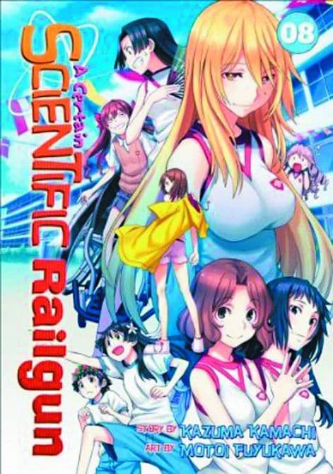 Cover Art for CERTAIN SCIENTIFIC RAILGUN GN VOL 08