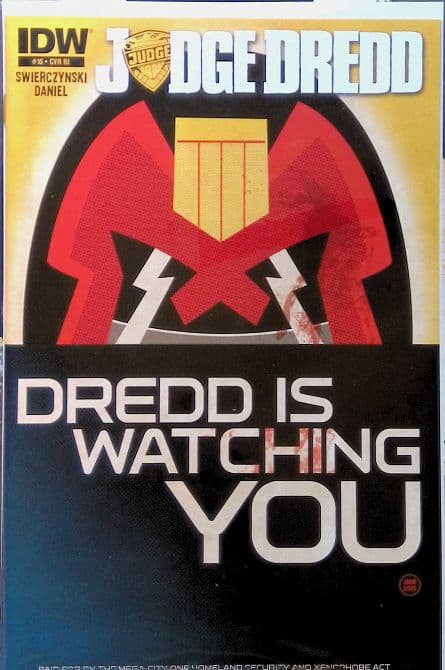 Cover Art for JUDGE DREDD | 1: 10 James Biggie