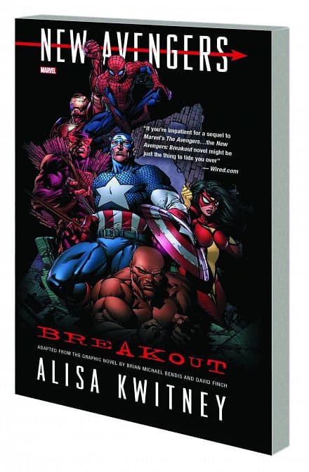 Cover Art for NEW AVENGERS BREAKOUT PROSE NOVEL MASS MARKET TP