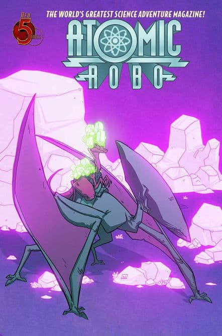 Cover Art for ATOMIC ROBO SAVAGE SWORD OF DR DINOSAUR