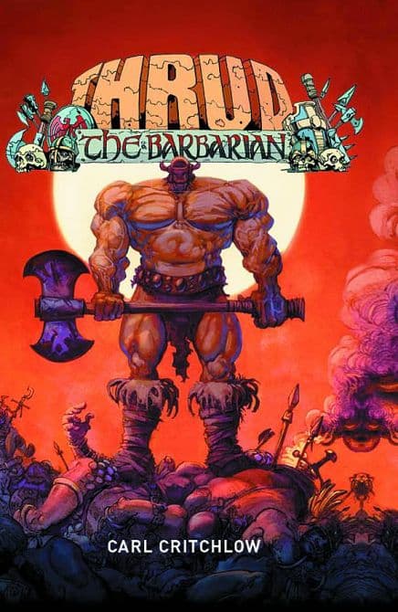 Cover Art for THRUD THE BARBARIAN HC