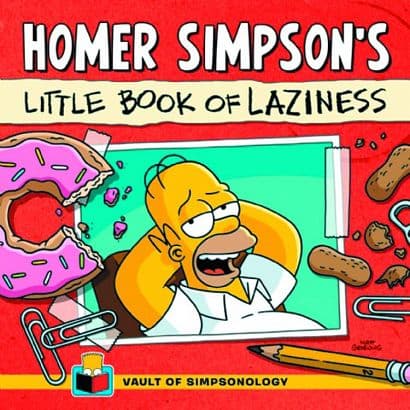 Cover Art for VAULT OF SIMPSONOLOGY HC VOL 01 HOMER LITTLE BOOK LAZINESS