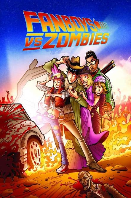 Cover Art for FANBOYS VS ZOMBIES TP VOL 03