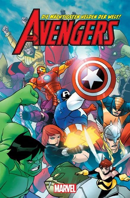 Cover Art for AVENGERS TV-COMIC