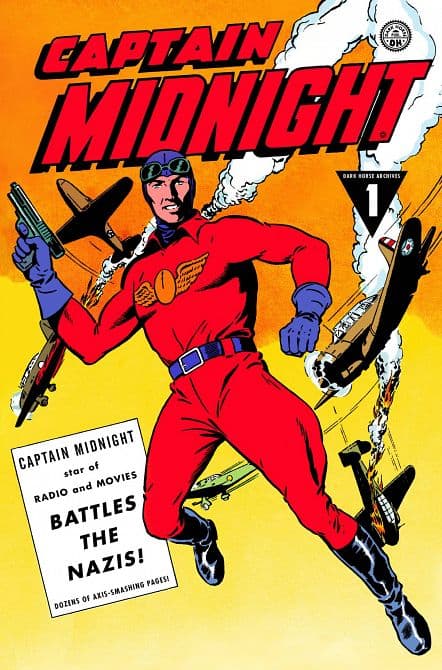 Cover Art for CAPTAIN MIDNIGHT ARCHIVES HC VOL 01 BATTLES THE NAZIS