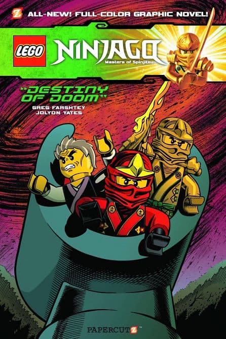 Cover Art for NINJAGO HC VOL 08 DESTINY OF DOOM