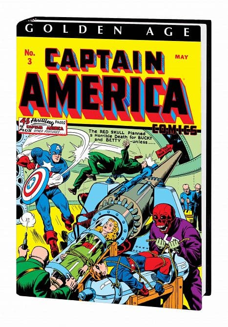 Cover Art for GOLDEN AGE CAPTAIN AMERICA OMNI HC VOL 01 JRJR CVR