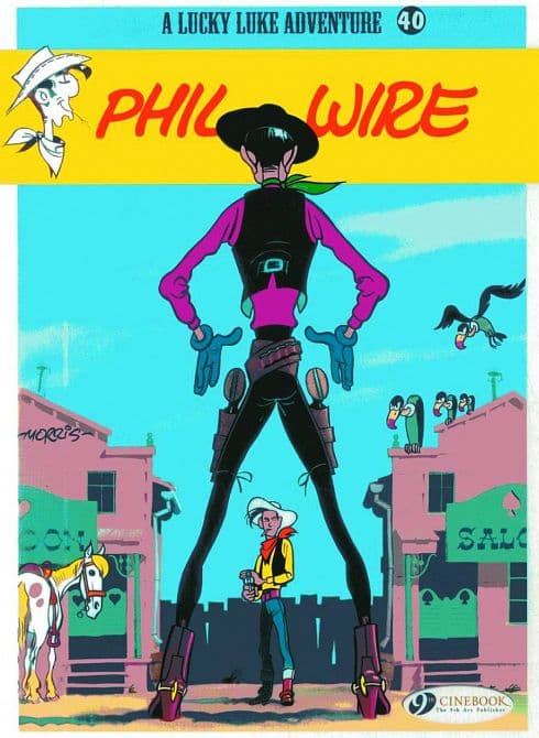 Cover Art for LUCKY LUKE TP VOL 40 PHIL WIRE