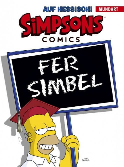 SIMPSONS COMICS MUNDART-BUCH AUF HESSISCH