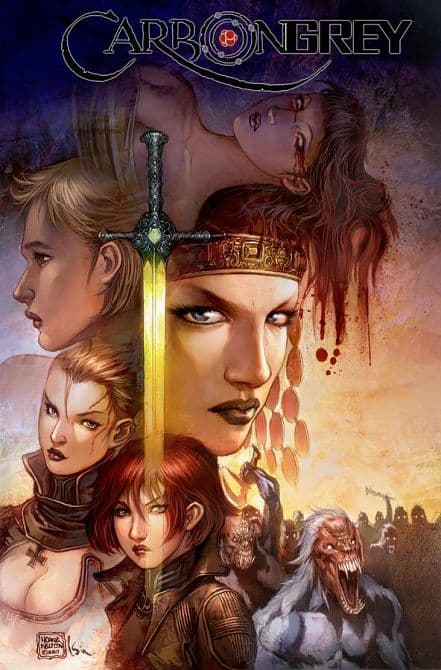 Cover Art for CARBON GREY VOL 3