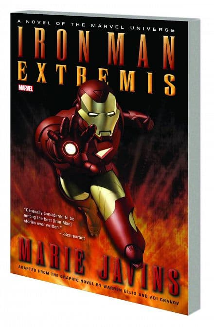 Cover Art for IRON MAN EXTREMIS PROSE NOVEL MASS MARKET TP