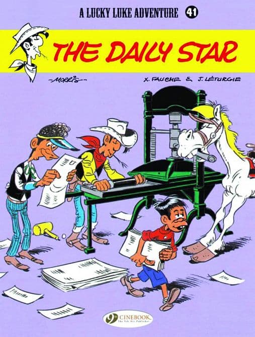 Cover Art for LUCKY LUKE TP VOL 41 DAILY STAR