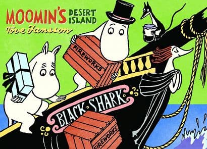 Cover Art for MOOMIN DESERT ISLAND GN