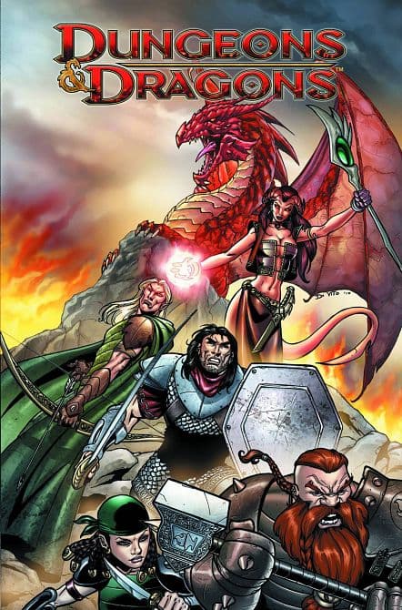 Cover Art for DUNGEONS & DRAGONS FELLS FIVE HC