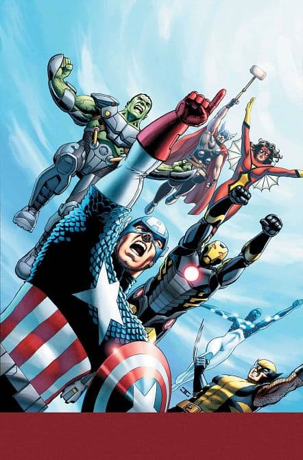 Cover Art for AVENGERS WORLD
