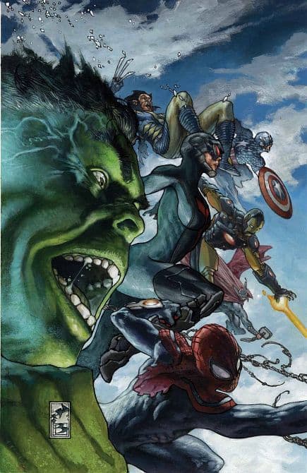 Cover Art for AVENGERS WORLD