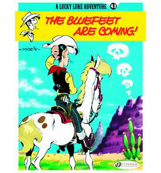 Cover Art for LUCKY LUKE TP VOL 43 BLUEFEET ARE COMING