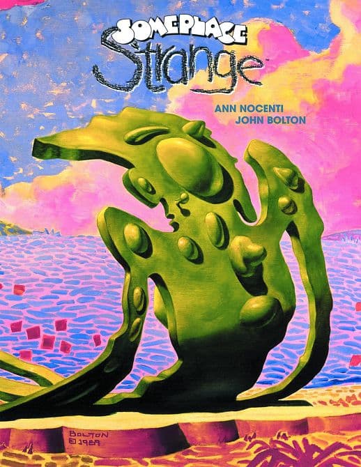 Cover Art for SOMEPLACE STRANGE HC