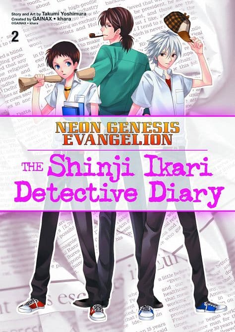 Cover Art for NG EVANGELION SHINJI DETECTIVE DIARY TP VOL 02