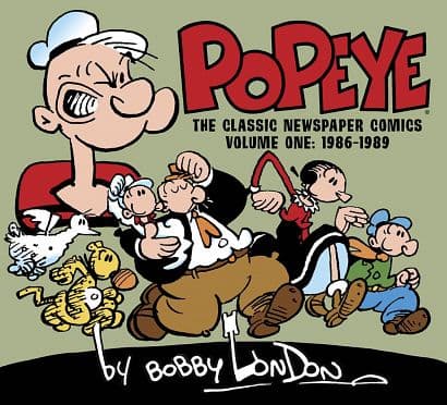 Cover Art for POPEYE CLASSICS NEWSPAPER COMICS HC VOL 01 1986-1989