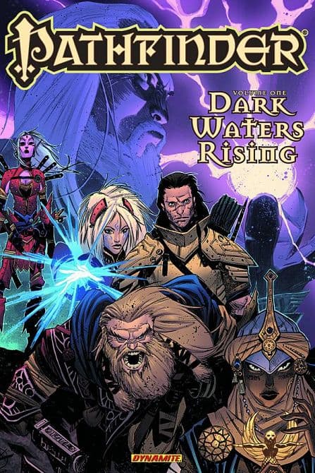 Cover Art for PATHFINDER DARK WATERS RISING JIM ZUB SIGNED HC VOL 01