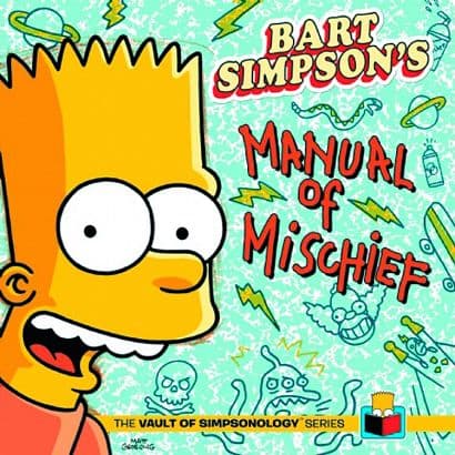 Cover Art for VAULT SIMPSONOLOGY HC VOL 02 BART MANUAL OF MISCHIEF