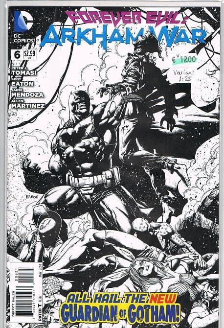 Cover Art for FOREVER EVIL ARKHAM WAR