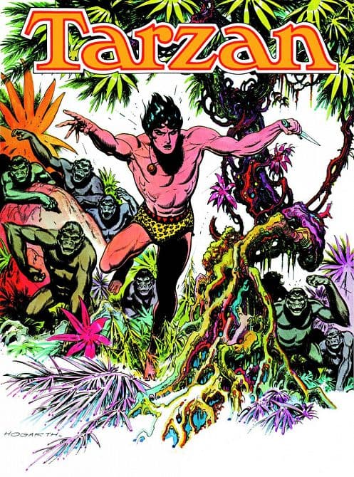 Cover Art for TARZAN BURNE HOGARTHS LORD OF JUNGLE HC