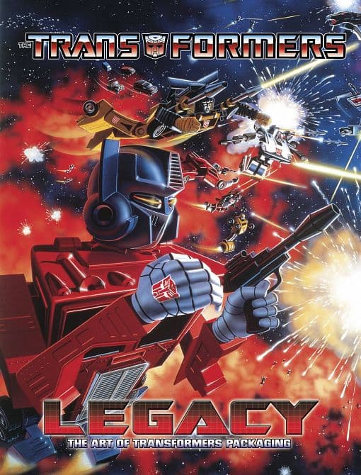 Cover Art for TRANSFORMERS LEGACY CELEBRATION OF PACKAGE ART HC