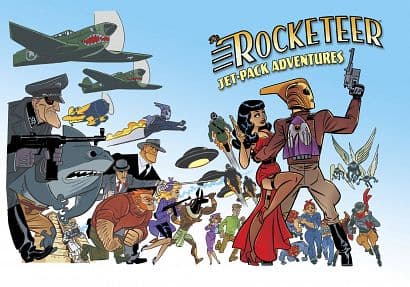 Cover Art for ROCKETEER JET-PACK ADVENTURES PROSE SC