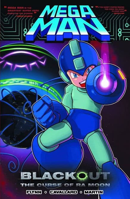 Cover Art for MEGA MAN TP VOL 07 BLACKOUT CURSE OF RA MOON