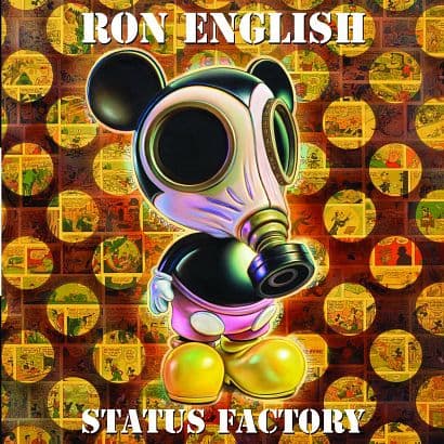 Cover Art for STATUS FACTORY ART OF RON ENGLISH HC