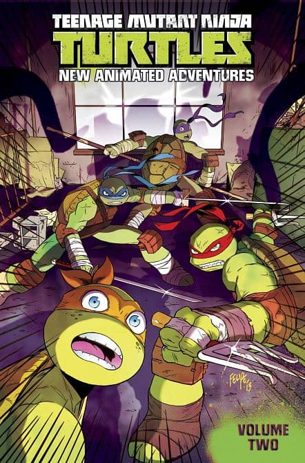 Cover Art for TMNT NEW ANIMATED ADVENTURES TP VOL 02