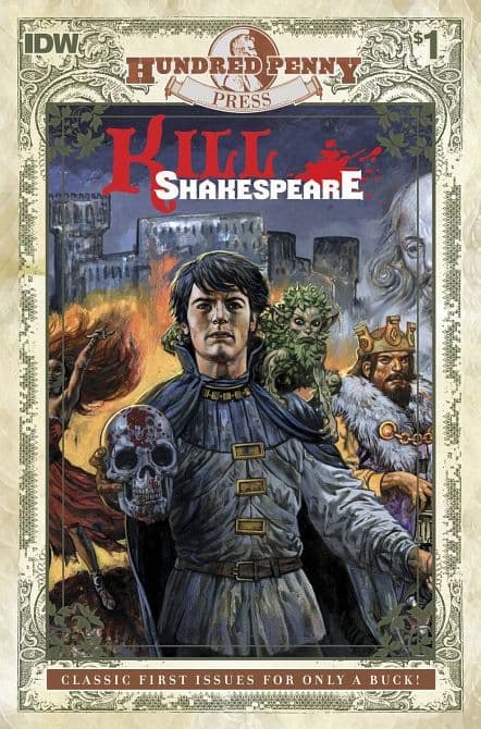 Cover Art for KILL SHAKESPEARE 100 PENNY PRESS ED