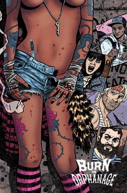 Cover Art for BURN THE ORPHANAGE REIGN OF TERROR