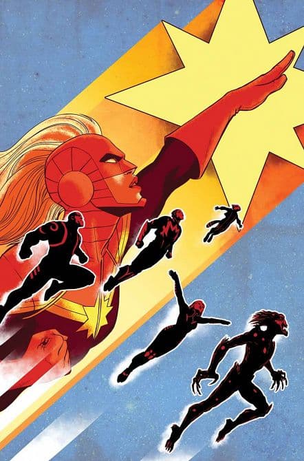 Cover Art for CAPTAIN MARVEL ( 2014-2015 )