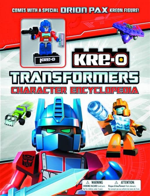 TRANSFORMERS KRE O CHARACTER ENCYCLOPEDIA W/FIGURE HC