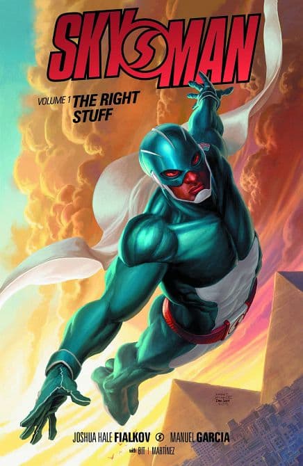 Cover Art for SKYMAN TP VOL 01 RIGHT STUFF