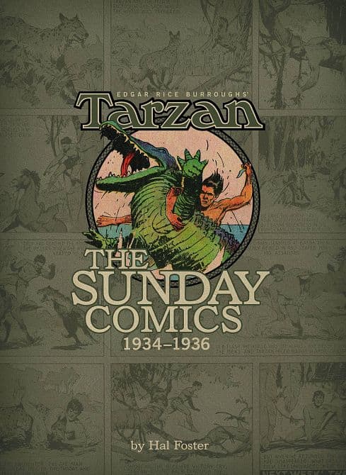 Cover Art for BURROUGHS TARZAN SUNDAY COMICS 1934-1936 HC VOL 02