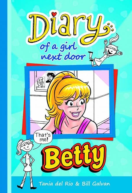 Cover Art for DIARY OF A GIRL NEXT DOOR BETTY HC