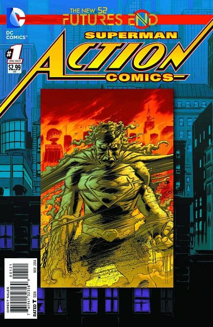 Cover Art for ACTION COMICS FUTURES END
