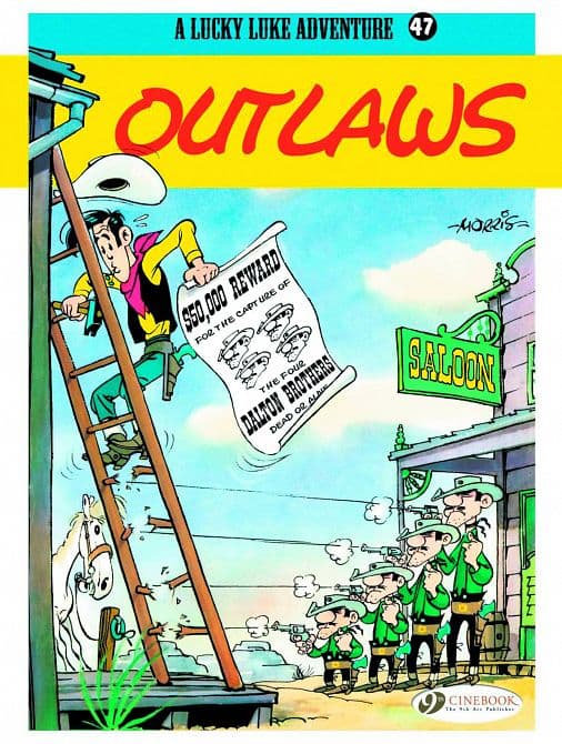Cover Art for LUCKY LUKE TP VOL 47 OUTLAWS