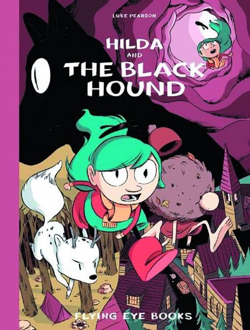 Cover Art for HILDA & BLACK HOUND GN