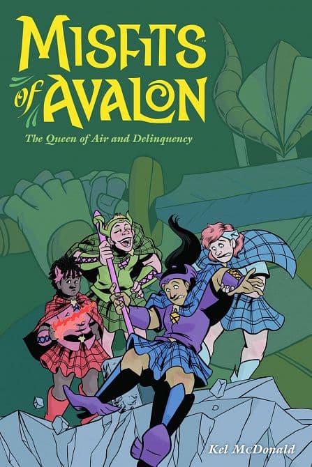 Cover Art for MISFITS OF AVALON TP VOL 01 QUEEN OF AIR AND DELINQUENCY